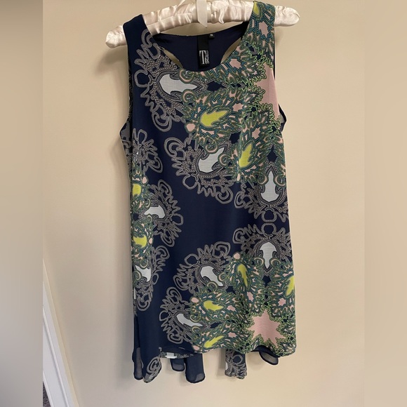 Women’s size small navy blue midi dress - Picture 1 of 3